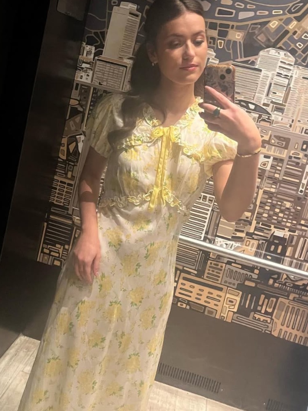 DOEN Salt May Floral Orianna Dress S